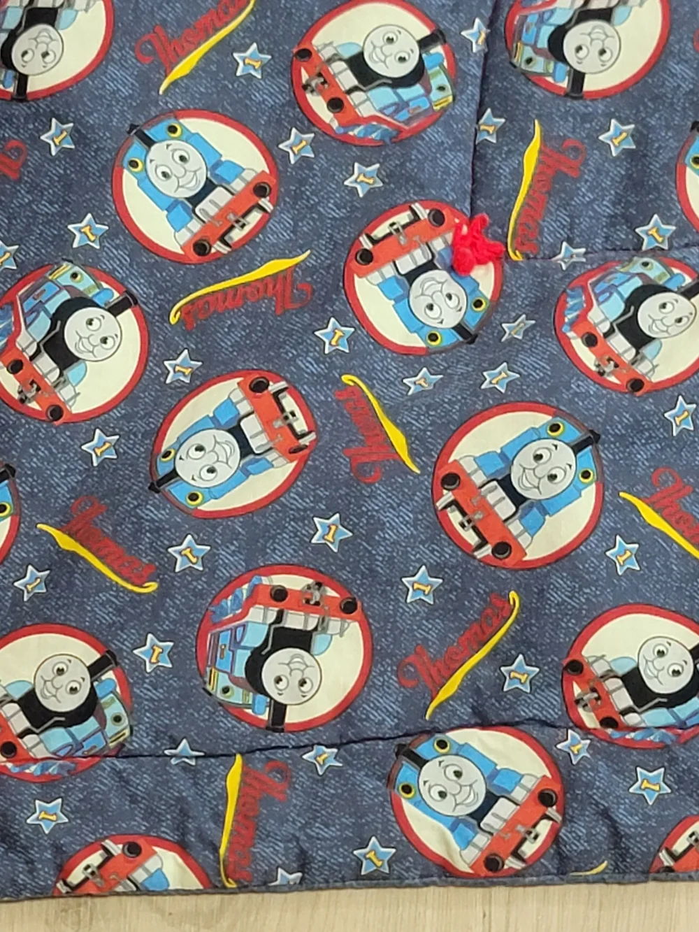 Handmade Thomas The Tank Quilted Blanket